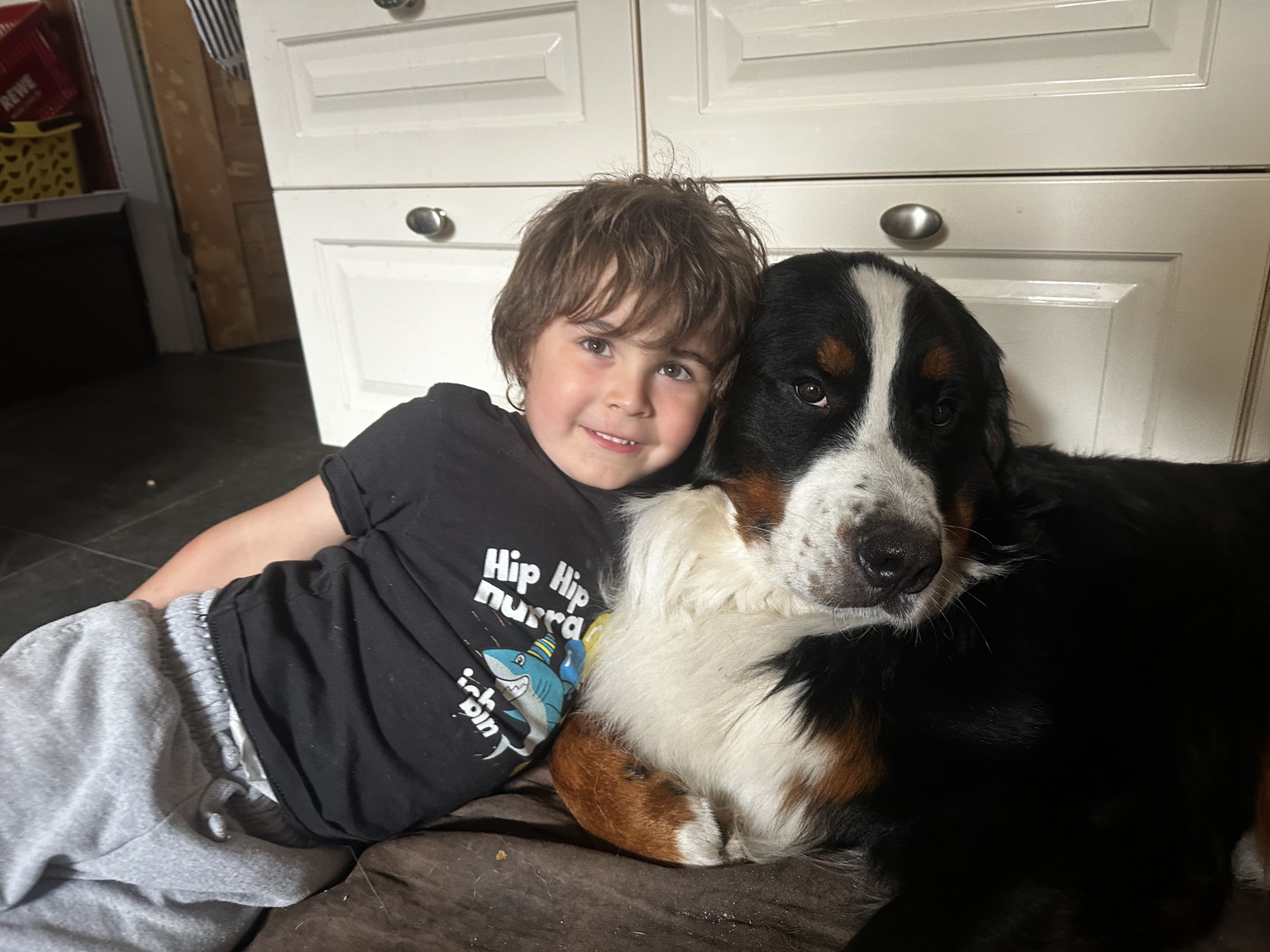 Bruno mit unserer Familie